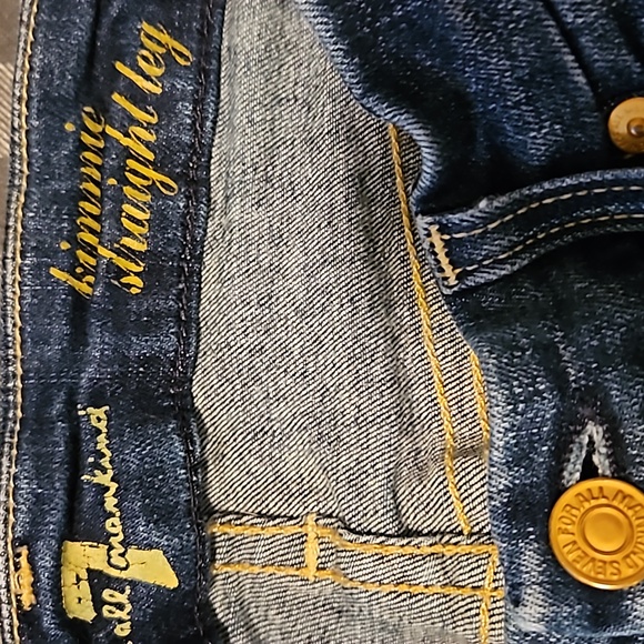 7 For All Mankind KIMMIE Straight Leg Jeans - Picture 7 of 14